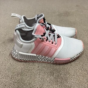 Adidas NMD_R1 J Tenis Rosa Blanco Con Cordones Niño’s Talla 4 - Imagen 1 de 11