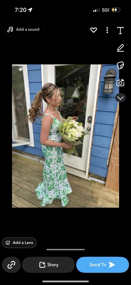 Jovani выпускное платье размер 0 носить один раз - Изображение 1 из 1