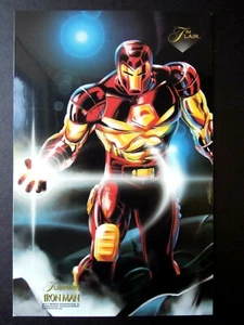 MARVEL FLAIR PRINTS 1994 / IRON MAN / '94 FLAIR 6,5" X 10" KUNSTDRUCK / NEAR MINT - Bild 1 von 3