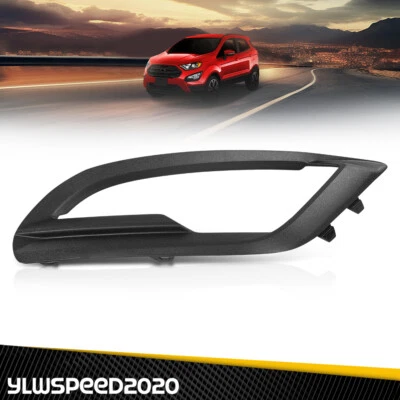Fits Ford EcoSport 2018 2019-2022 Left Driver Black Front Fog Light Cover Bezel Foto 1 de 4