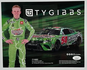 Ty Gibbs JSA signed Autogramm 8,5 x 11 Fotokarte NASCAR - Bild 1 von 3