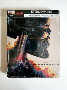 The Terminator (1984) Steelbook: 4K Blu Ray, Digital Sealed Mint US Ships in Box - Picture 1 of 7