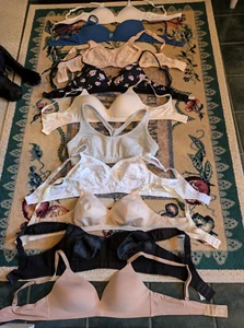 10 Bra Lot Size 36B Victoria's Secret Breezies Warner's Playtex 18 hour EUC #2 - Picture 1 of 3