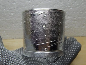 Vintage tea Cup Holder "Space, to the Stars" 1970s Kosmos USSR Podstakannik - Picture 1 of 9