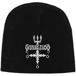 DISSECTION CROSS LOGO BEANIE HAT OFFICIALLY LICENSED ITEM - Imagen 1 de 5