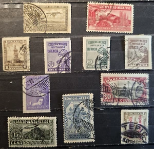 Mexico Stamps Lot 8 - A nice collection of the earliest stamps - Used - VF - Picture 1 of 3