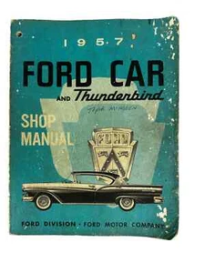 Original 1957 Ford Car And Thunderbird Shop Manual - Picture 1 of 4