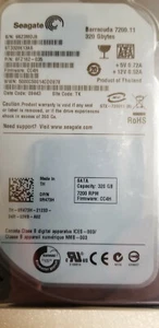 Seagate ST3320613AS PN: 9FZ162-035 FW: CC4H 3.5" 320GB Hard Drive DC 09443 TK - Picture 1 of 2