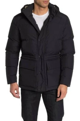 Chaqueta acolchada acolchada Belstaff Tallow Puffer para hombre talla S 46IT 36US negra $850 Foto 1 de 4