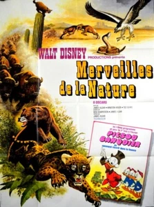THE BEST OF WALT DISNEYS WAHRE ABENTEUER J Algar 1975 FRANZÖSISCHES POSTER 47x63 - Bild 1 von 1