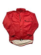 Men`s Vintage Gore Bike Wear Cycling Jacket Gore Tex Red Nylon Size M