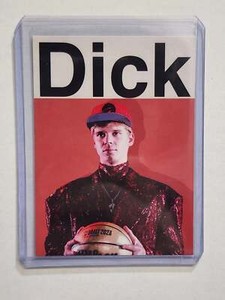 Gradey Dick Artist Signed Basketball Art Card 1/10