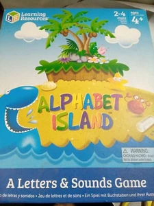 Learning Resources Alphabet Island Game, Ages 4+ NEW - Picture 1 of 2