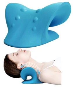 Dispositivo di Trazione Cervicale Rilassante Collo e Spalle Blu - Foto 1 di 4