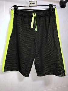 Jumping Beans Boys Size 10 Athletic Shorts Neon Green and Black - Picture 1 of 4