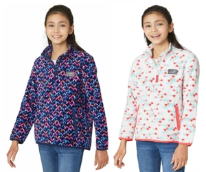 Eddie Bauer Youth Girls' Fleece 1/4 Zip Pullover - Picture 1 of 11