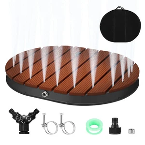 WPC Bodendusche Garten Dusche Sauna Dusche Pooldusche Warmwasser Kaltwassser - Bild 1 von 9
