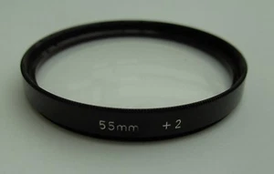 Nahlinse 55mm +2 mit Dose CLOSE UP Vorsatzfilter - Bild 1 von 1