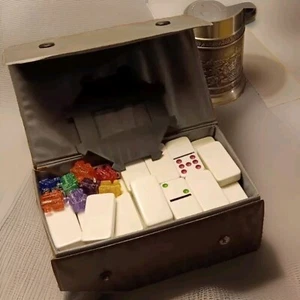 Vintage Domino by Cardinal Dominoes in box multi color - Picture 1 of 4