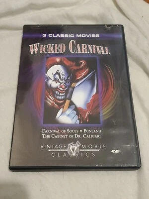Wicked Carnival, 3 Classic Horror Movies (2005 Vintage Movie Classics DVD, PG13 - Image 1 of 3