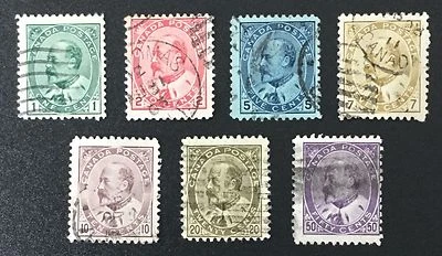 Canada 1903 KEVII complete set  SG173-187 Sc 89-95 Very Fine CV $300+ - Image 1 of 2