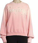 Kenzo Womens Bubble Sweatshirt Pearls Color Flamingo Pink Size Xs Relaxed Fit