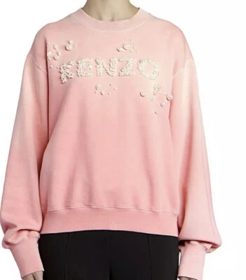 Sudadera Kenzo Mujer Burbuja Perlas Rosa Flamenco Talla XS (ajuste Relajado) Foto 1 de 4