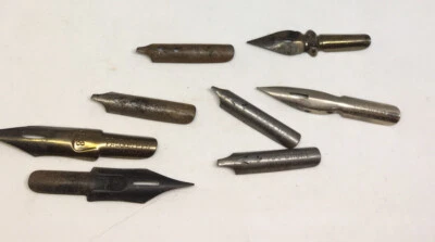 Juego de puntas de bolígrafo vintage J Mason Esterbrook Krueger mezclado 8 piezas vintage Foto 1 de 3
