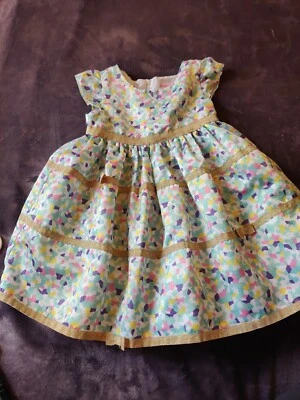 Vestido de cumpleaños American Girl Bitty Baby confeti Cutie para niñas talla 4 Foto 1 de 4