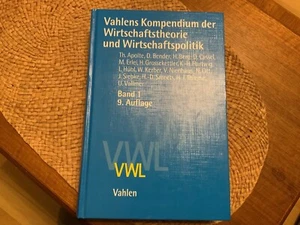 Vahlens Kompendium Der Wirtschaftstheorie Und Wirtschaftspolitik - Bild 1 von 2