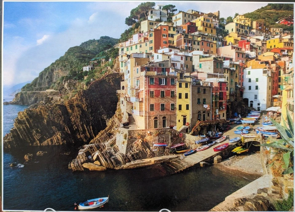Mega 750 pc Puzzle, Windows to the World, Riomaggiore, Italy, 2008, Un-Opened - Image 1 of 4