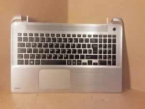 Genuine Toshiba Satellite S50-b Palmrest Touchpad UK Keyboard A000296840,READ - Afbeelding 1 van 8