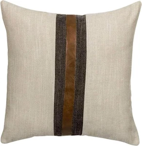 BOYSUM Farmhouse Decorative Outdoor 18" x (Pack of 1), Beige - Picture 1 of 8