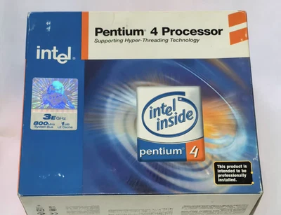 Brand new in box Intel Pentium 4 CPU SL8JZ 3.0GHz 1M 800MHz 478 processor - Image 1 of 3