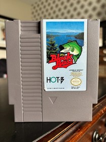 The Black Bass Nintendo Entertainment System NES Video Game Pak Cartridge