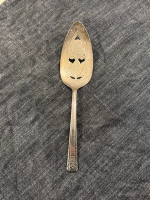 "Cuchara para servir bayas perforadas vintage Wallace Luxor floral 8,5"" HACER OFERTA" Foto 1 de 4