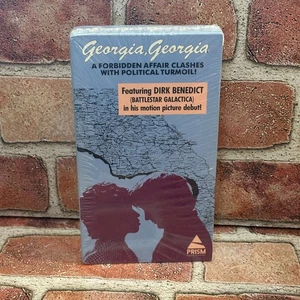 Georgia Georgia VHS Sealed – Dirk Benedict VERY RARE PRISM 1972 - Imagen 1 de 4