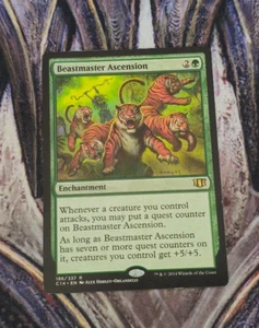 MTG - Beastmaster Ascension - Commander 2014 - Rare - NM - Picture 1 of 2