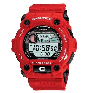 CASIO G-Shock G-7900A-4 Orologio da Uomo Digitale G-Rescue Bracciale Gomma Rosso - Picture 1 of 3