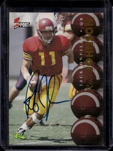 1995-96 Classic Five Sport Signings #S56 Rob Johnson - Picture 1 of 2