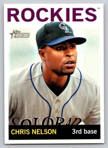 2013 Topps Heritage #91 Chris Nelson Colorado Rockies - Picture 1 of 2