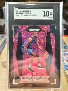2017-18 Panini Prizm Dennis Smith Jr RC #99 Fast Break Pink Prizm 2/50 SGC 10 - Picture 1 of 1