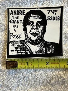 Adesivo vinile Obey Andre Giant Has A Posse Shepard Fairey originale vintage - Foto 1 di 2