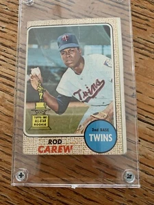 1968 Topps Rod Carew Minnesota Twins #80 Baseball Card - Picture 1 of 2
