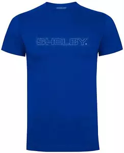 Shelby Blueprint Mens Gents Royal Blue T-Shirt - Picture 1 of 3