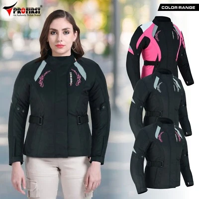 ProFirst Motorcycle Ladies Jacket with Armour Motorbike Women Jackets - Image 1 of 4