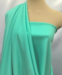 SCUBA SEA GREEN ,58" BTY.. 4 WAY STRETCH . PANTS, JUMPSUITS, HEADBANDS - Picture 1 of 9