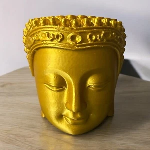 Budda Pot. Home Pot With Buddha Head. Planter. Cute Planter. - Picture 1 of 6