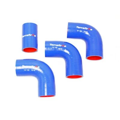 KIT SET 4 TUBI MANICOTTI IN SILICONE INTERCOOLER PER LAND ROVER DEFENDER 200TDI - Imagen 1 de 2