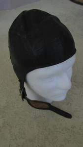 Vintage leather HARLEY-DAVIDSON motorcycle bikers helmet / cap XS lady or child - Picture 1 of 12